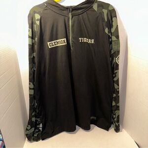 Colosseum Clemson Tiger XL Men’s Pullover Shirt Quarter Zip